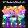 Wifi Bluetooth LED Fairy String Lights RGB 10M