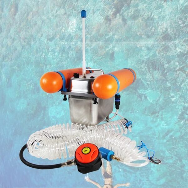 Diving-Equipment-Full-Set-Of-Respirator-Scuba-Underwater-Long-Tube-Time-Snorkeling-Deep-Diving-Pump-Submersible-5 Battery Powered Scuba Diving Respirator Pump