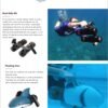 Electric Jet Underwater Sea Scooter LEFEET S1 Propeller Scuba Diving Motor Water Scooter Snorkel Equipment