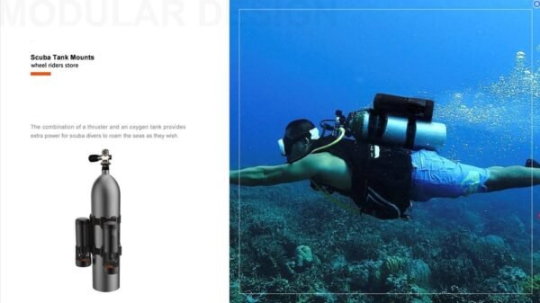 LEFEET S1 Electric Underwater Scooter Oxygen Tank Harness