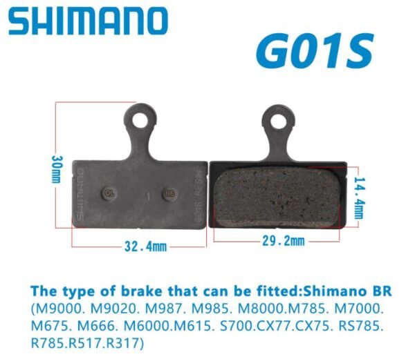 Shimano B01S G01S Resin MTB Bike Disc Brake Pads