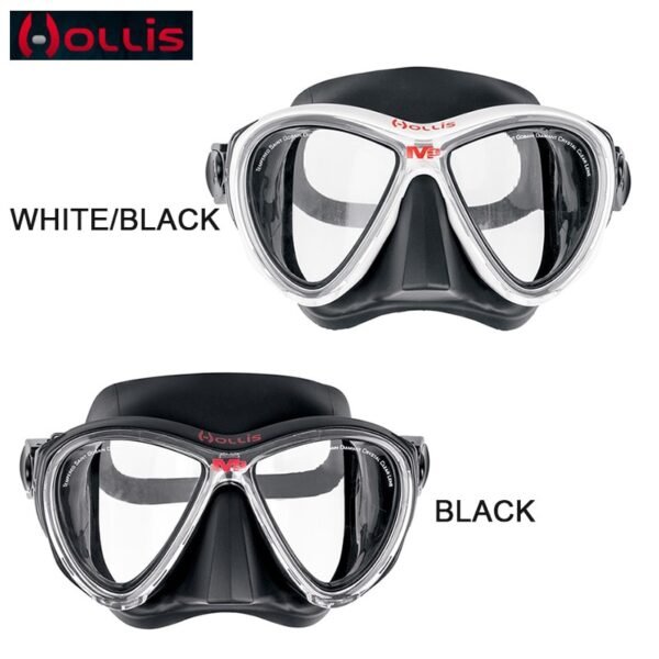 Hollis M3 Diving Mask Low Profile Soft Silicone Skirt