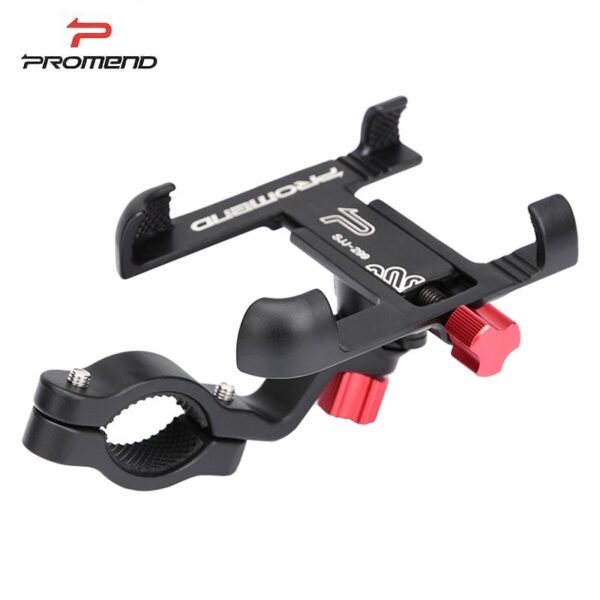 Promend-Aluminum-Alloy-Bike-Mobile-Phone-Holder-Adjustable-Bicycle-Phone-Holder-Non-slip-MTB-Phone-Stand-1 Alloy Bike Mobile Phone Holder
