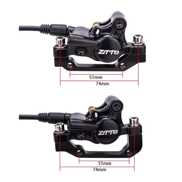 ZTTO-MTB-Hydraulic-Disc-Brake-IS-Post-Mounting-Left-Front-Right-Rear-Calipers-Rotor-Oil-Pressure-2 ZTTO MTB Hydraulic Disc Brake Set