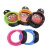 Bicycle Lock Mountain Bike Anti-theft Wire Lock 4 Digital Password Electric Car Motorcycle Steel Cable Lock Bicycle Accessories