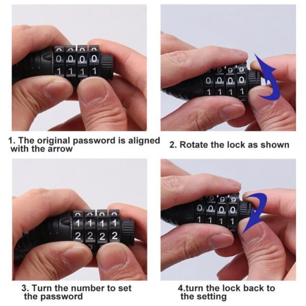 Bicycle Anti-Theft Combination Lock